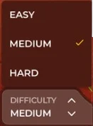 Difficoltà scelto